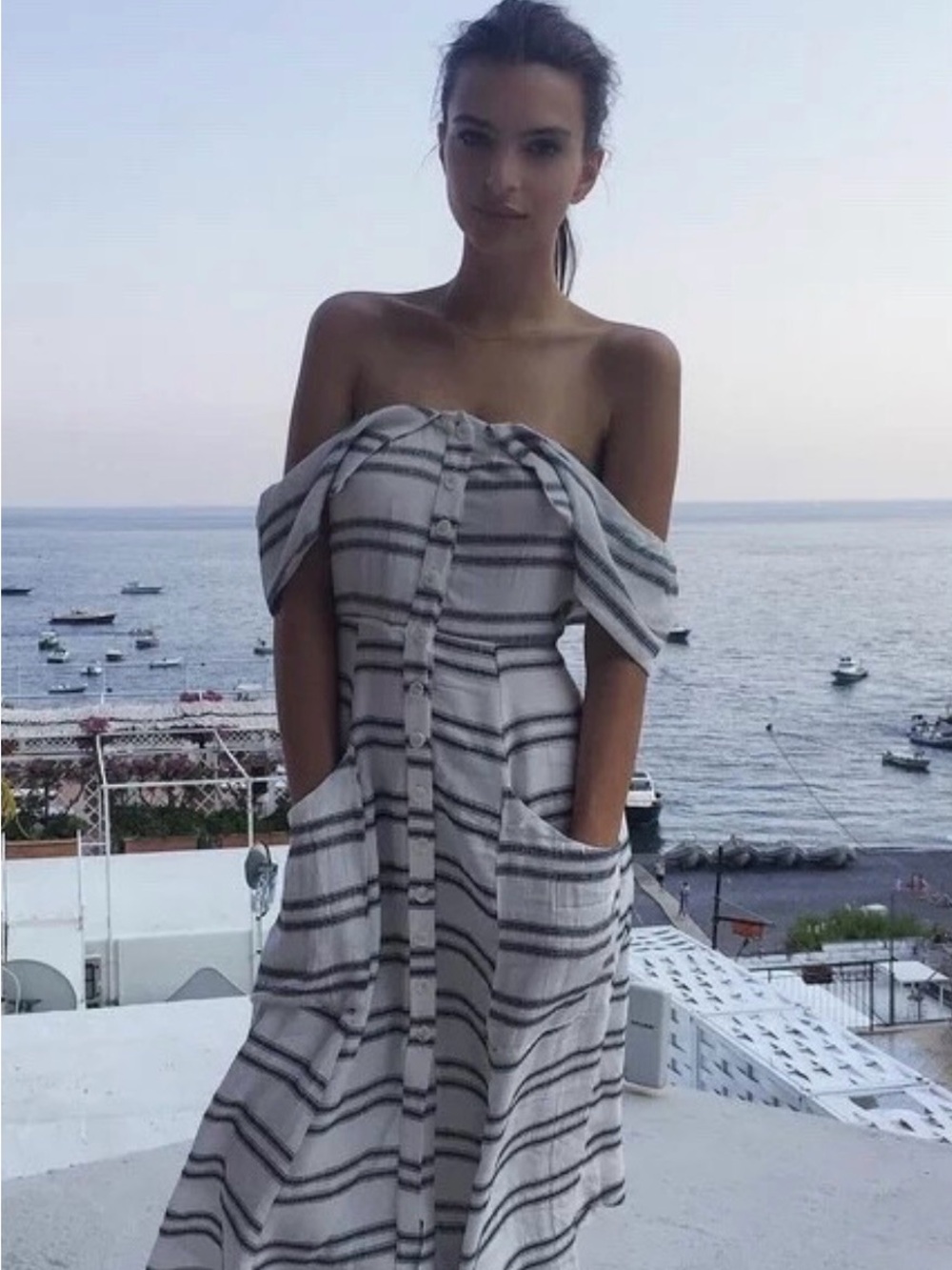 As seen on Emrata, Reformation’s Mariana Dress